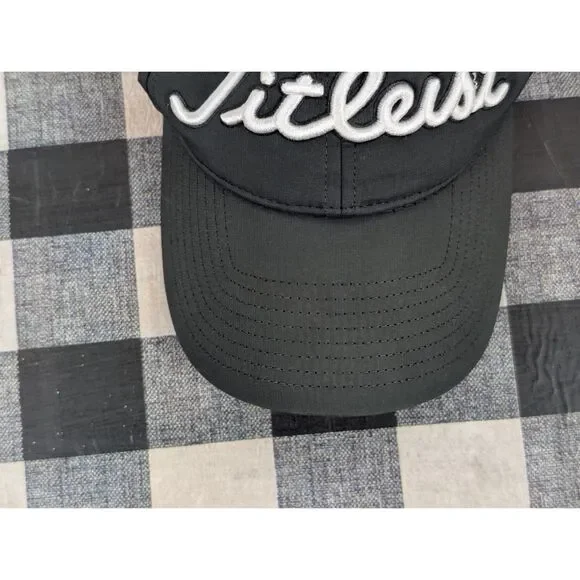 Titleist PRO V1 FootJoy Hat Black One Size Fits All - Picture 5 of 10